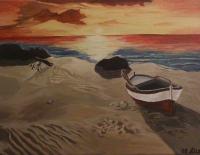 Sunset-beach-1-painting